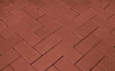 Тротуарная клинкерная брусчатка Penter rot, 240x118x71 мм