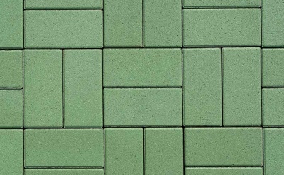 Плитка тротуарная ВЫБОР ЛА-Линия 2П.10, гладкая, зеленый, 200х100х100 мм