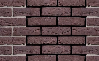 Кирпич ручной формовки ENGELS Aubergine, 215*100*65 мм