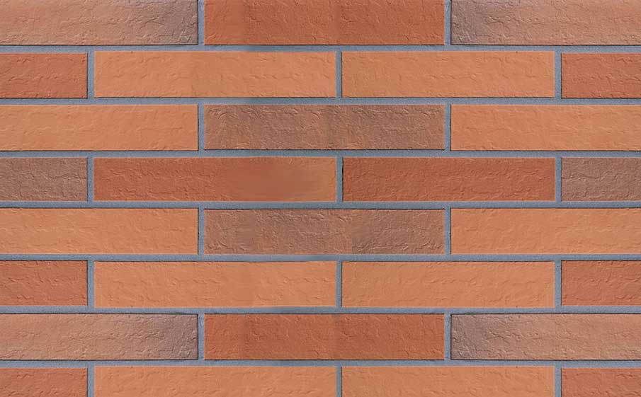 Клинкерная фасадная плитка Stroher Keravette Chromatic 316 patrizienrot ofenbunt гладкая NF11, 240*71*11 мм