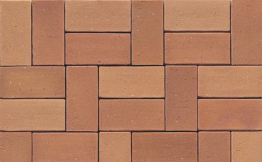 Тротуарная клинкерная брусчатка Muhr №08 Lachsrot, 220*105*52 мм