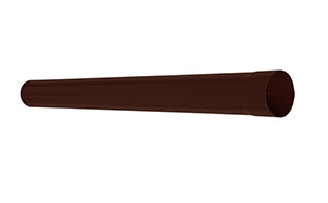 Труба водосточная AQUASYSTEM коричневый RAL 8017, D 90 мм, L 3 м