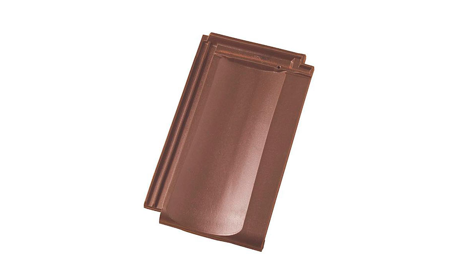 Керамическая черепица рядовая Koramic JPV2 Dark Brown Engobe
