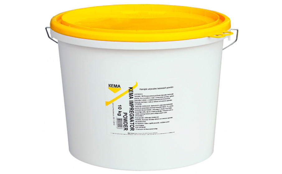 Химический упрочнитель бетонных поверхностей KEMA IMPREGNATOR POWDER, 10 кг