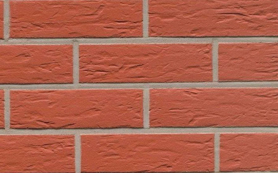 Фасадная плитка ручной формовки Feldhaus Klinker R440 Classic carmesi senso, 240*71*14 мм