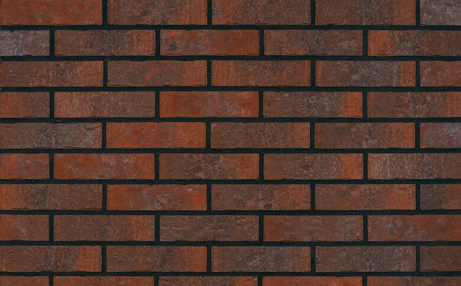 Клинкерная фасадная плитка KING KLINKER Old Castle Red house (HF17) под старину WDF, 215*65*14 мм
