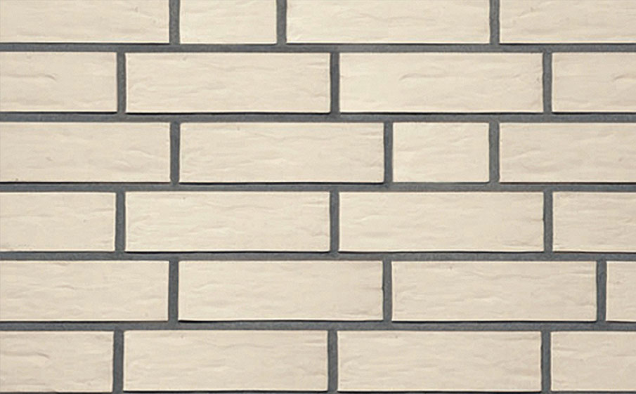 Клинкерная фасадная плитка Roben Oslo Perlweiss рельефная NF14, 240*14*71 мм
