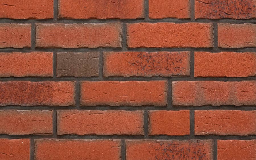 Фасадная плитка ручной формовки Feldhaus Klinker R698 Sintra terracotta bario, 215*65*14мм