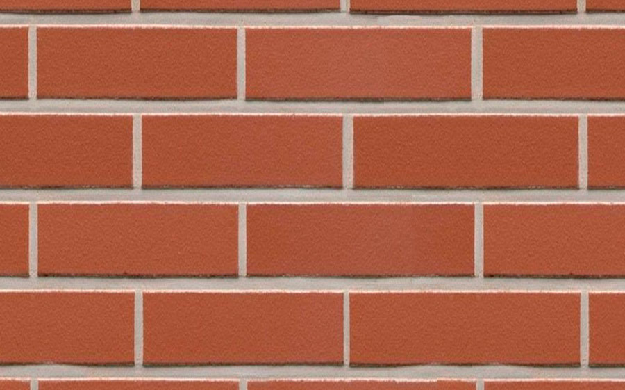 Фасадная плитка ручной формовки Feldhaus Klinker R400 Classic carmesi liso, 290*52*14 мм