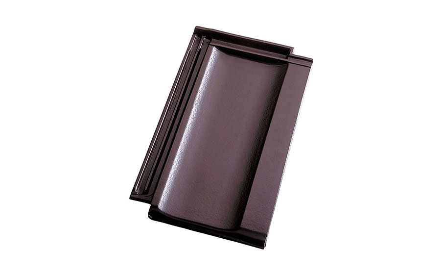 Керамическая черепица рядовая Koramic Cosmo 15 (E80) Deep Black Engobe