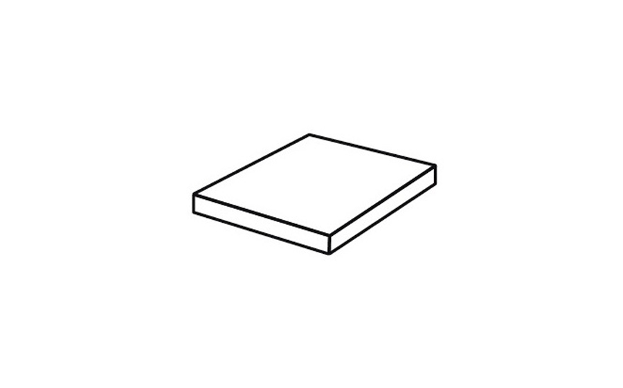 Клинкерная ступень прямоугольная угловая Loftstufe Stroeher Epos 955 eres, 340х340х35х11 мм
