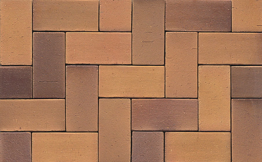 Тротуарная клинкерная брусчатка Muhr №08S Lachsrot spezial, 290*90*71 мм