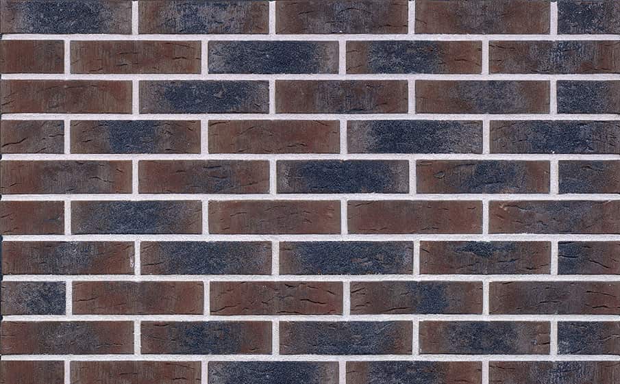 Клинкерная фасадная плитка KING KLINKER Old Castle Blues shadow (HF27) под старину NF14, 240*71*14 мм