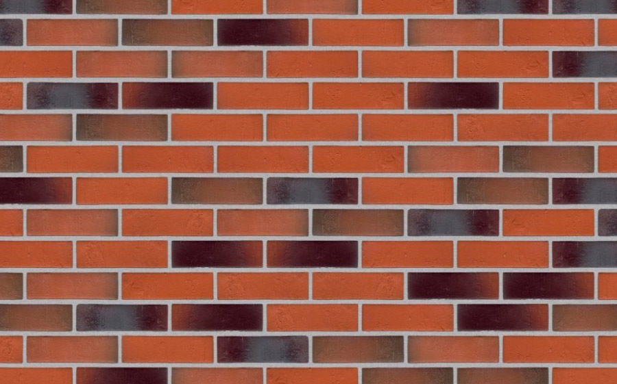 Фасадная плитка ручной формовки Feldhaus Klinker R715 Accudo terreno bluastro, 240*71*14 мм
