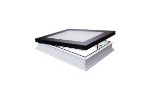 Окно для плоских крыш FAKRO DEF-D U6 без купола, 1200*1200 мм
