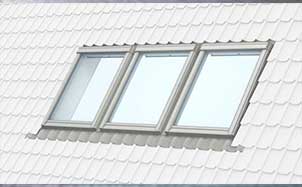 Комплект из 3-х окладов (бок о бок) для плоской кровли VELUX ESK 0031, 780*1400 мм