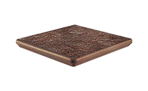 Клинкерная угловая ступень Interbau Nature Art Umbra braun, 320*320*9,5 мм