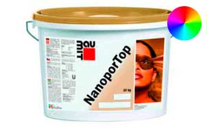 Самоочищающаяся нано-штукатурка Baumit NanoporTop 1,5 mm Kratz Repro, 25 кг