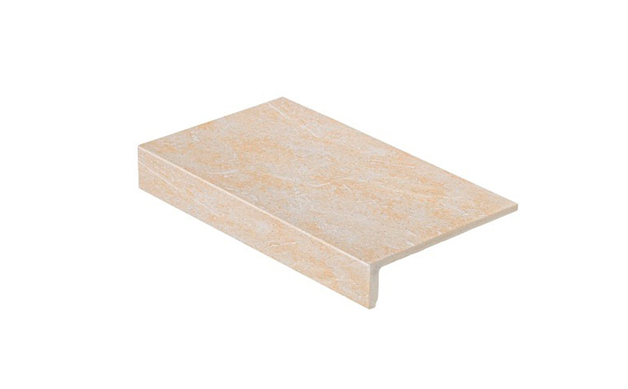 Клинкерная ступень прямоугольная Stroeher Keraplatte Roccia 833 corda, 294x175х52x10 мм