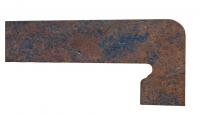 Плинтус для ступеней Exagres Metalica 327 Cherry, правый 395x175 мм
