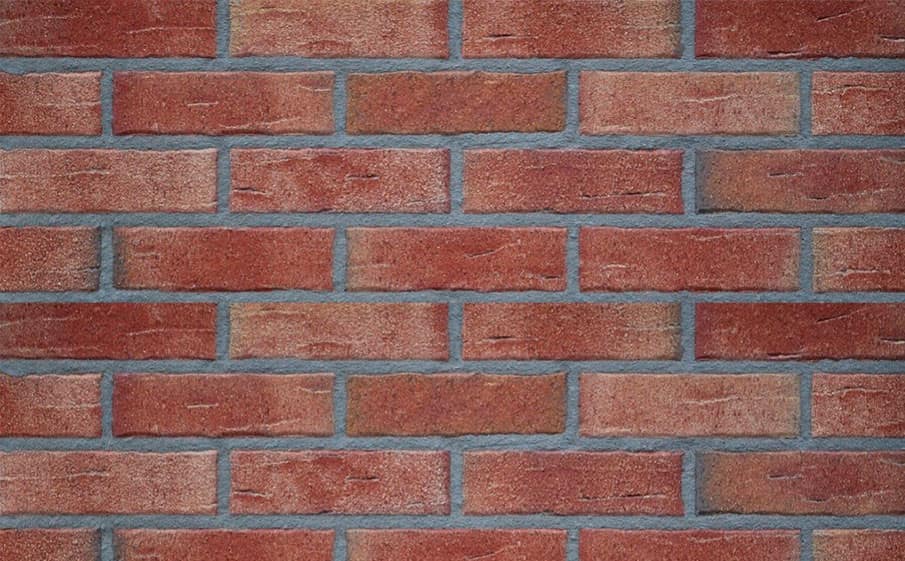 Клинкерная фасадная плитка Roben Aarhus Rot-bunt NF14, 240*14*71 мм
