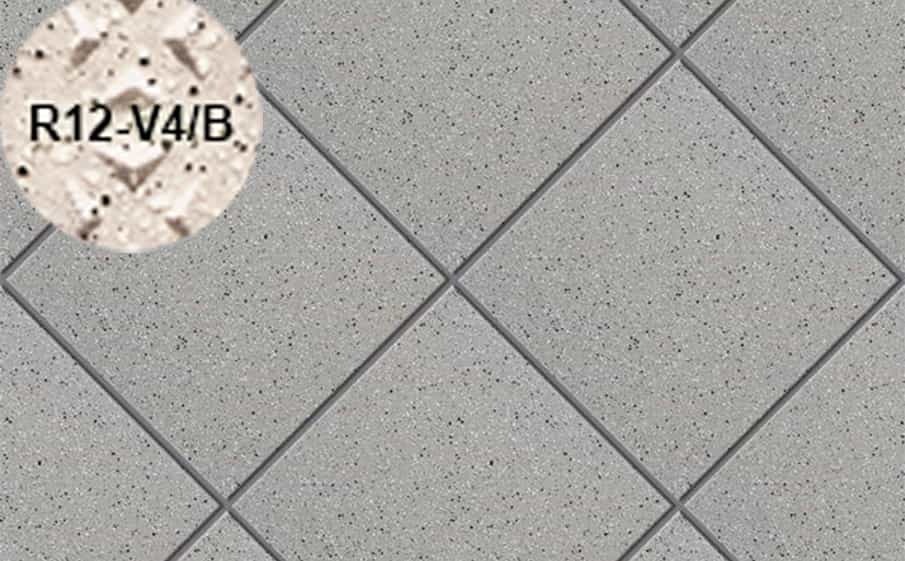Плитка напольная для промышленных помещений Stroeher Secuton ТS60 grau (R12-V4/B), 196*196*10 мм