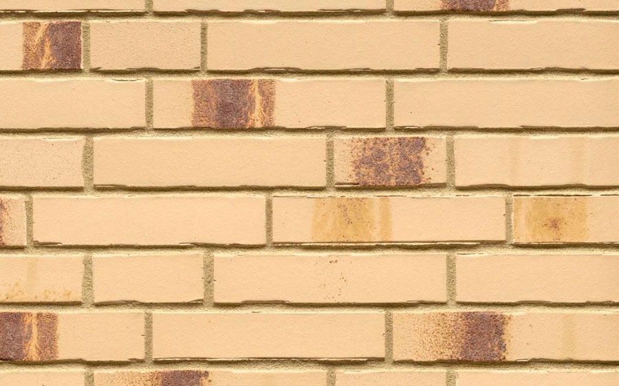 Клинкерная фасадная плитка Feldhaus Klinker R970 Vario bacco crema maron, 240*52*14 мм