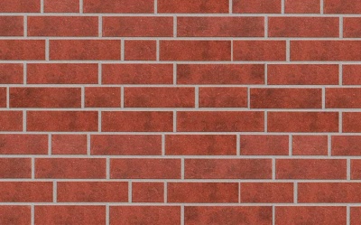 Клинкерная фасадная плитка ABC Granit Rot рельефная DF10, 240*52*10 мм