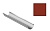 Желоб CM Vattern красный, D 125 мм, L 3 м