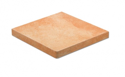 Клинкерная угловая ступень прямоугольная Stroeher Keraplatte Roccia X 920 weizenschnee, 340х340х35х11 мм
