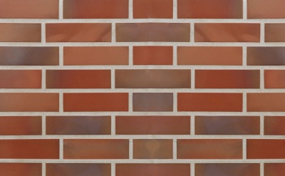 Клинкерная фасадная плитка Euramic Classic Е345 naturrot bunt гладкая NF10, 240*115*10 мм