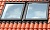 Комплект из 2-х окладов (бок о бок) для профилированной кровли VELUX EWK 0021, 1140*1400 мм