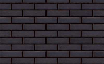 Клинкерная фасадная плитка KING KLINKER Dream House Полярная ночь (08) гладкая RF10, 250*65*10 мм