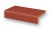 Клинкерная угловая ступень флорентинер Stroeher Keraplatte Terra 215 patrizierrot, 240х115х52х10 мм