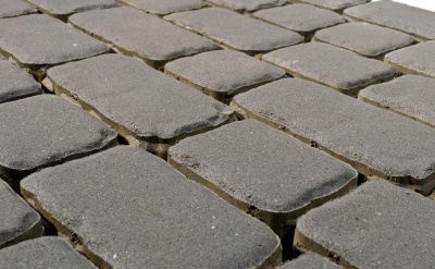 Плитка тротуарная BRAER Ривьера серый, 132*60 мм