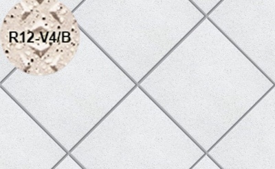 Плитка напольная для промышленных помещений Stroeher Secuton ТS05 brilliant weis (R12-V4/B), 196*196*10 мм