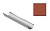 Желоб CM Vattern кирпичный, D 125 мм, L 3 м