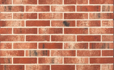 Клинкерная фасадная плитка KING KLINKER Old Castle Red rock (HF12) под старину WDF, 215*65*14 мм