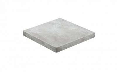 Клинкерная угловая ступень прямоугольная рядовая Loftstufe Stroeher Keraplatte Aera T 705 beton, 340х340х35х11 мм