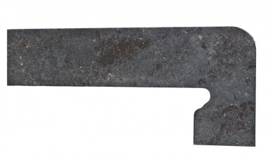 Плинтус для ступеней Exagres Metalica 326 Basalt, правый 395x175 мм