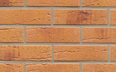 Клинкерная фасадная плитка Feldhaus Klinker R287 Classic amari viva rusticoi aubergine, 240*71*9  мм