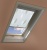 Штора с боковыми направляющими FAKRO ARP I группа, 006 лен, 1140*1400 мм