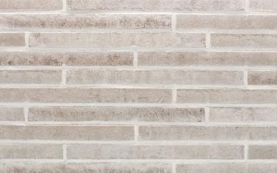 Клинкерная фасадная плитка Stroeher Stiltreu 452 silber-grau рельефная, 490*40*14 мм