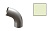 Колено трубы CM Vattern белый 70 град., D 90 мм