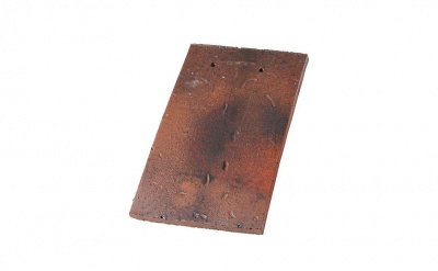 Керамическая черепица рядовая (прямой срез) Koramic Patrimony Handcrafted Plain Tile 16x27 Vineyard Black Antique