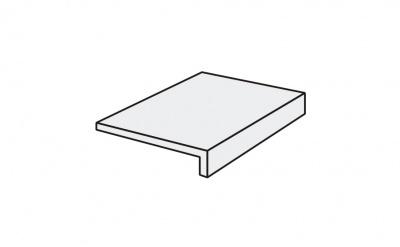 Клинкерная ступень прямоугольная рядовая Loftstufe Stroeher Zoe 971 greige, 294х340х35х11 мм