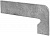 Плинтус для ступеней Exagres Vega 319 Gris, правый 395x175 мм