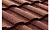 Композитная черепица METROTILE МетроРоман кофе, 1280*415 мм