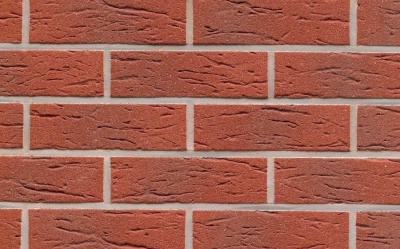 Клинкерная фасадная плитка Feldhaus Klinker R335 Classic carmesi antic mana, 240*52*9 мм